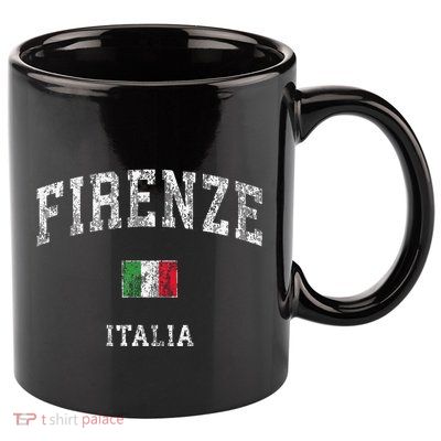 Firenze Italia Italy Vintage Athletic Sports 11oz C Handle Ceramic Mug