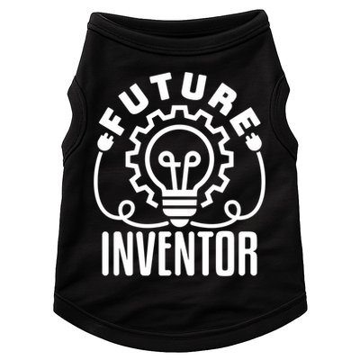 Future Inventor Inventing Innovator Creator Lightbulb Great Gift Doggie Tank