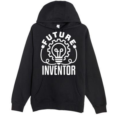 Future Inventor Inventing Innovator Creator Lightbulb Great Gift Premium Pullover Hoodie