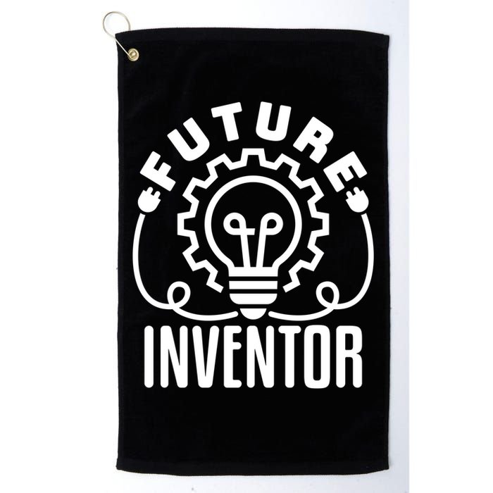Future Inventor Inventing Innovator Creator Lightbulb Great Gift Golf Towel