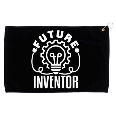 Future Inventor Inventing Innovator Creator Lightbulb Great Gift Grommeted Golf Towel