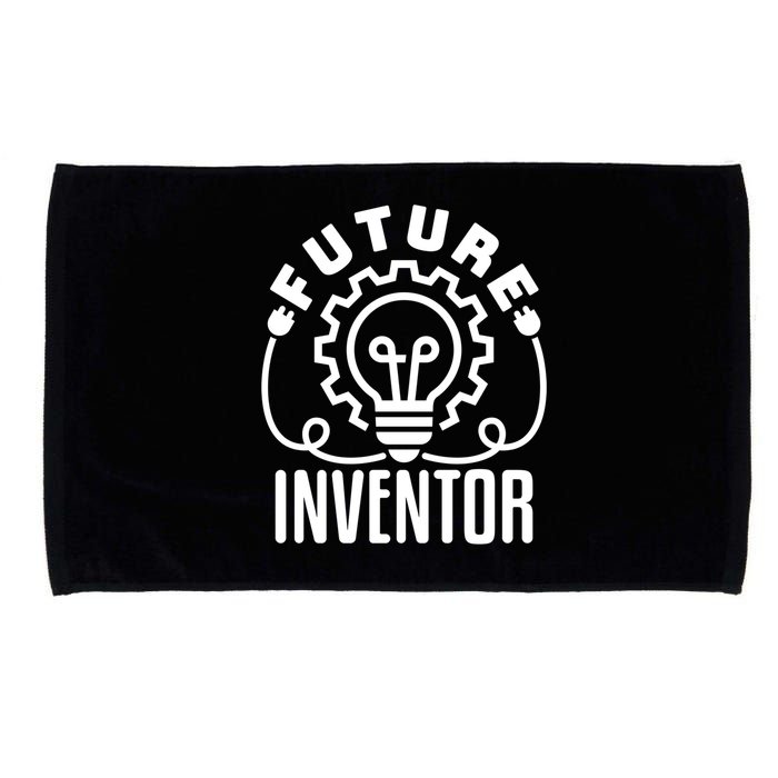 Future Inventor Inventing Innovator Creator Lightbulb Great Gift Microfiber Hand Towel