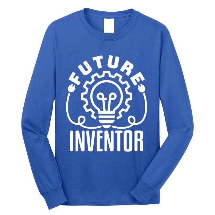 Future Inventor Inventing Innovator Creator Lightbulb Great Gift Long Sleeve Shirt