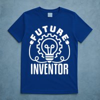 Future Inventor Inventing Innovator Creator Lightbulb Great Gift T-Shirt
