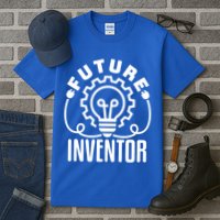 Future Inventor Inventing Innovator Creator Lightbulb Great Gift Tall T-Shirt
