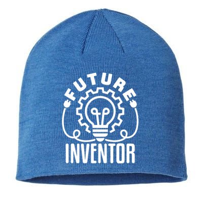 Future Inventor Inventing Innovator Creator Lightbulb Great Gift Sustainable Beanie