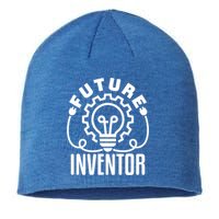 Future Inventor Inventing Innovator Creator Lightbulb Great Gift Sustainable Beanie