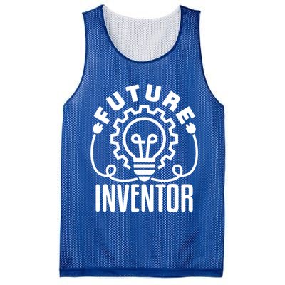 Future Inventor Inventing Innovator Creator Lightbulb Great Gift Mesh Reversible Basketball Jersey Tank
