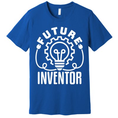Future Inventor Inventing Innovator Creator Lightbulb Great Gift Premium T-Shirt