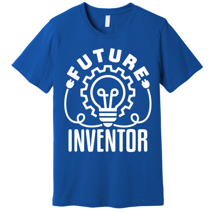 Future Inventor Inventing Innovator Creator Lightbulb Great Gift Premium T-Shirt