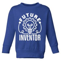Future Inventor Inventing Innovator Creator Lightbulb Great Gift Toddler Sweatshirt
