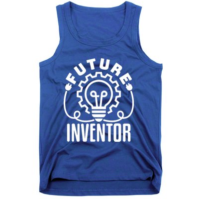 Future Inventor Inventing Innovator Creator Lightbulb Great Gift Tank Top