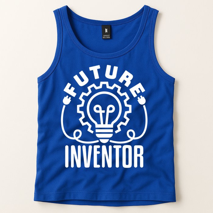 Future Inventor Inventing Innovator Creator Lightbulb Great Gift Tank Top