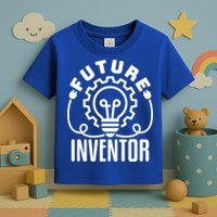 Future Inventor Inventing Innovator Creator Lightbulb Great Gift Toddler T-Shirt