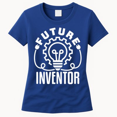 Future Inventor Inventing Innovator Creator Lightbulb Great Gift Womens T-Shirt