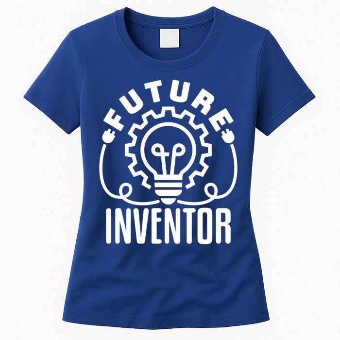 Future Inventor Inventing Innovator Creator Lightbulb Great Gift Womens T-Shirt
