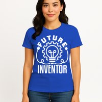 Future Inventor Inventing Innovator Creator Lightbulb Great Gift Womens T-Shirt