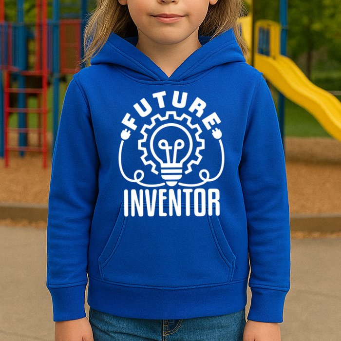 Future Inventor Inventing Innovator Creator Lightbulb Great Gift Kids Hoodie