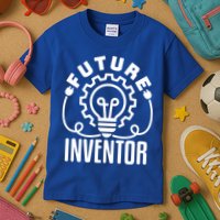 Future Inventor Inventing Innovator Creator Lightbulb Great Gift Kids T-Shirt