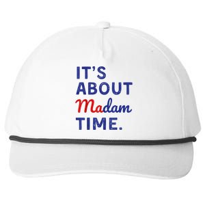 Funny ItS Is About Madam Time Snapback Five-Panel Rope Hat