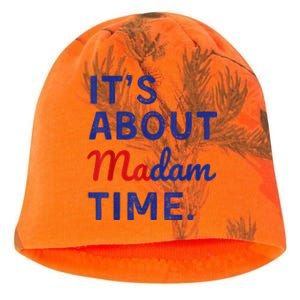 Funny ItS Is About Madam Time Kati - Camo Knit Beanie