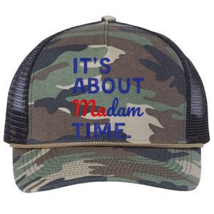 Funny ItS Is About Madam Time Retro Rope Trucker Hat Cap