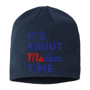 Funny ItS Is About Madam Time Sustainable Beanie