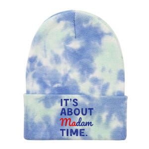 Funny ItS Is About Madam Time Tie Dye 12in Knit Beanie