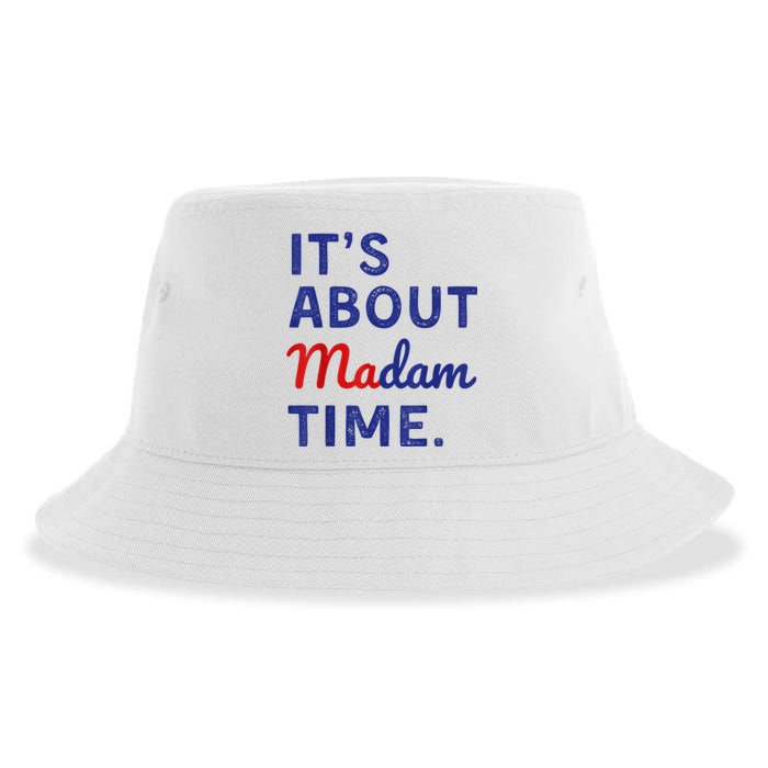 Funny ItS Is About Madam Time Sustainable Bucket Hat