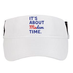 Funny ItS Is About Madam Time Adult Drive Performance Visor