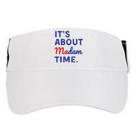 Funny ItS Is About Madam Time Adult Drive Performance Visor