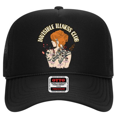 Flower Invisible Illness Club Chronic Illness Disability Trucker Hat