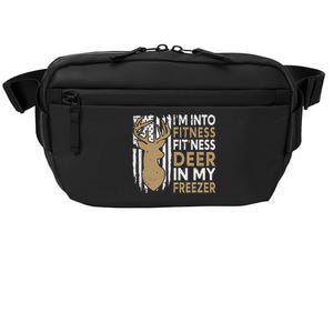 Funny I'm Into Fitness Fit'Ness Deer In My Freezer Deer Crossbody Pack