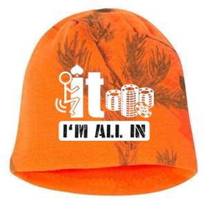 Fuck It I'm All In Casino Poker Chips Funny Card Player Gift Kati - Camo Knit Beanie