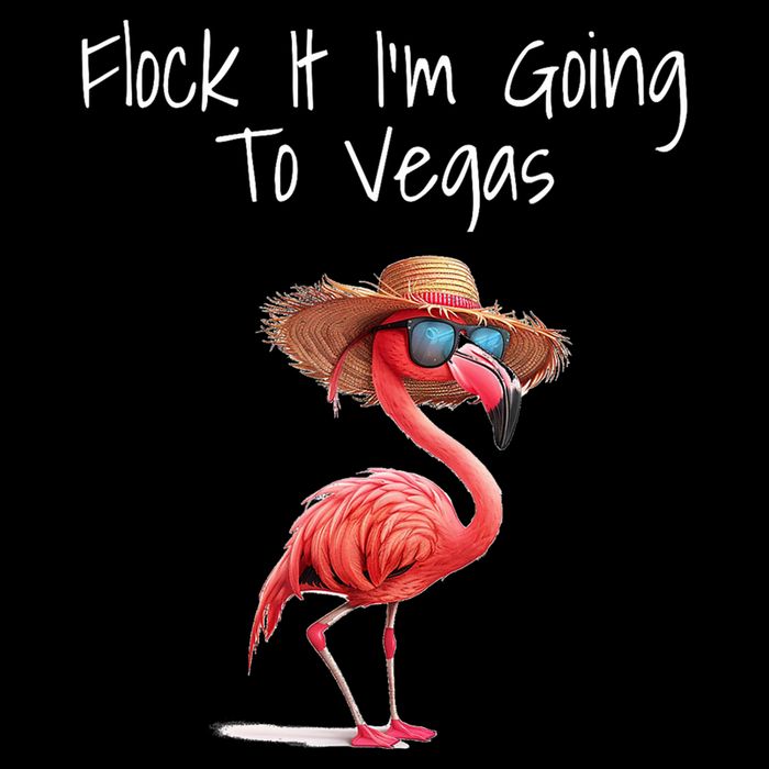 Flock It IM Going To Vegas Saying Funny Vacation Flamingo Impact Tech Backpack