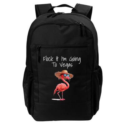 Flock It IM Going To Vegas Saying Funny Vacation Flamingo Backpack