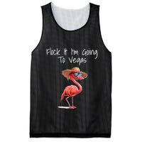 Flock It IM Going To Vegas Saying Funny Vacation Flamingo Mesh Reversible Basketball Jersey Tank