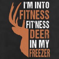 Funny IM Into Fitness FitNess Deer In My Freezer Adult Drive Performance Visor