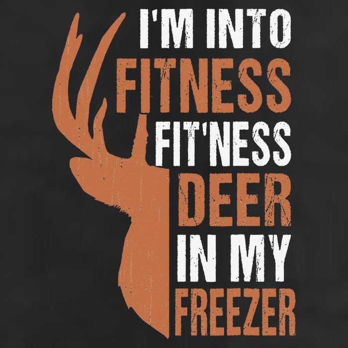 Funny IM Into Fitness FitNess Deer In My Freezer Adult Drive Performance Visor