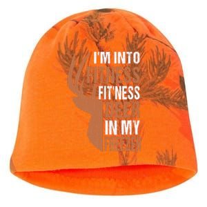 Funny IM Into Fitness FitNess Deer In My Freezer Kati - Camo Knit Beanie