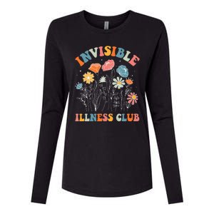 Flower Invisible Illness Club Chronic Illness Awareness Womens Cotton Relaxed Long Sleeve T-Shirt