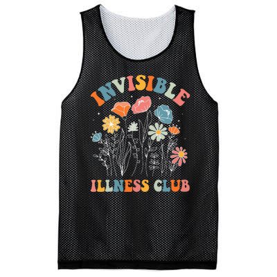 Flower Invisible Illness Club Chronic Illness Awareness Mesh Reversible Basketball Jersey Tank