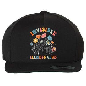 Flower Invisible Illness Club Chronic Illness Awareness Wool Snapback Cap