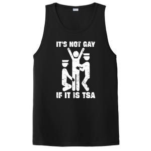 Funny It Is Not Gay If Its Tsa Security Gift PosiCharge Competitor Tank