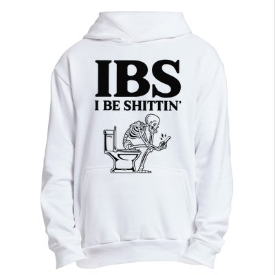 Funny Ibs I Be Shittin Skeleton Urban Pullover Hoodie