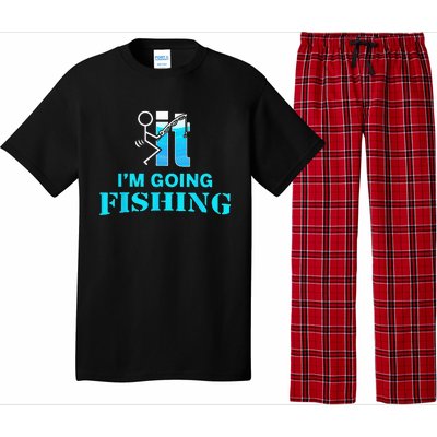 Fuck It Im Going Fishing Pajama Set