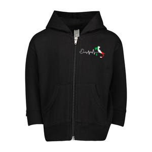 Funny Italy Italian Italia Shirts Gift For Italian Toddler Zip Fleece Hoodie