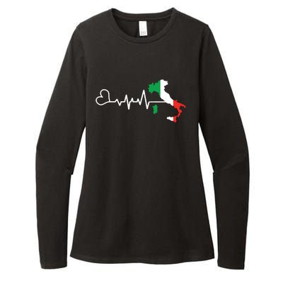 Funny Italy Italian Italia Shirts Gift For Italian Womens CVC Long Sleeve Shirt