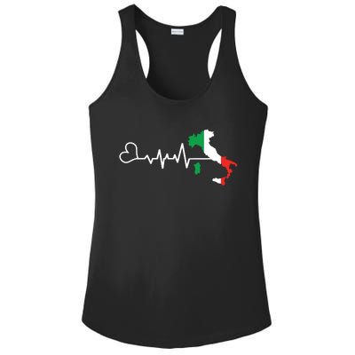 Funny Italy Italian Italia Shirts Gift For Italian Ladies PosiCharge Competitor Racerback Tank