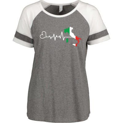 Funny Italy Italian Italia Shirts Gift For Italian Enza Ladies Jersey Colorblock Tee